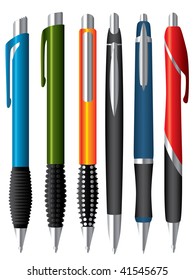 Various ballpens