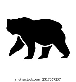 various bear silhouettes on a white background svg