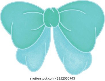 Various beautiful bows are used to compose images.