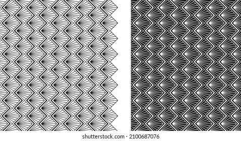 various black and white pattern style by vector design