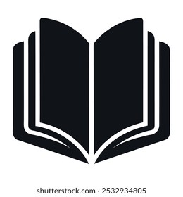 Various Books Vector Line Drawing Icon 