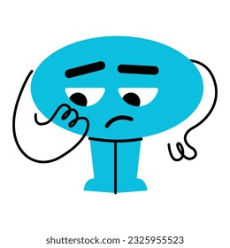 Various bright basic Geometric Figures with face emotions, hands and legs. Different shapes. Vector illustration for kids isolated on background. Cute funny ьщвукт characters.