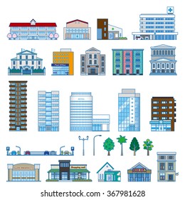 Various buildings