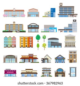 Various buildings