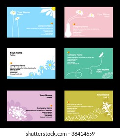 Various business cards
