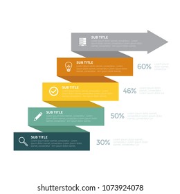 Various business infographic, infographic chart, vector infographic elements

