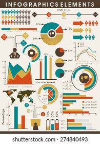 Various business infographics elements collection to fulfill your professional and corporate needs. 