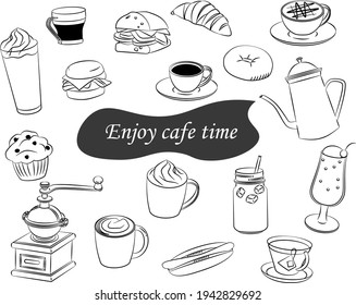 Various Cafeteria icon simple line 