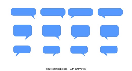 Various chat boxes, you can use them to illustrate conversations