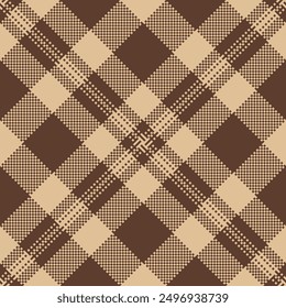 Various check vector background, discount tartan fabric textile. Trendy pattern texture plaid seamless in orange color palette.