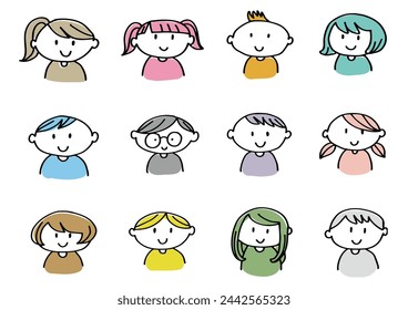Various children's sets upper body