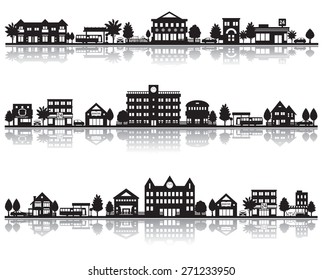 Various city