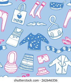 various clothing background