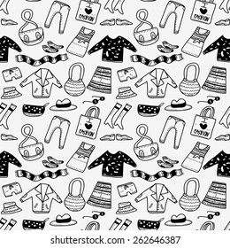 various clothing background