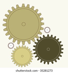 Various cogwheels