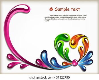 Various color background for your text.