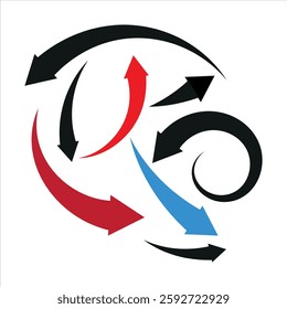 various color and different types of arrows