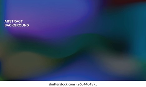 Various color gradient blurry deep abstract  background design