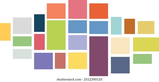  Various Color Palette Creative Theme Mood Board, Logo Template 