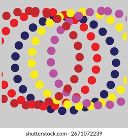 Verschiedene Farben runden Punkte Design für Ihre Webseite.