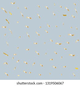 VARIOUS COLORED CONFETTI ON GRAY BACKGROUND