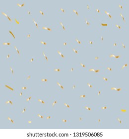 VARIOUS COLORED CONFETTI ON GRAY BACKGROUND