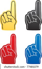 Various Colored Fan Hands