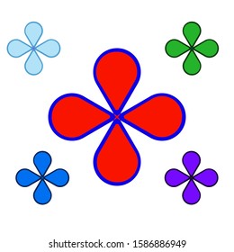 Various Colorful flower vector design