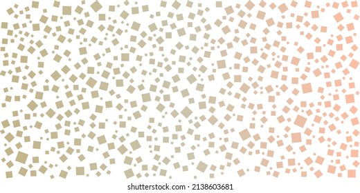 Various Colorful Randomly Placed, Sized and Oriented Squares Pattern - Texture, Background, Design Element in Editable Vector Format