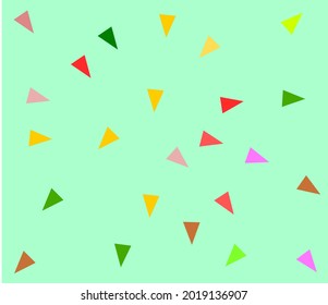 Various colorful triangle backgrounds are available.