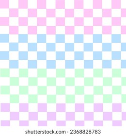 They’re various colors isolated on white background wallpaper A checkered pattern design for decorating 