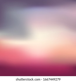 Various colors Like the evening sky, vector