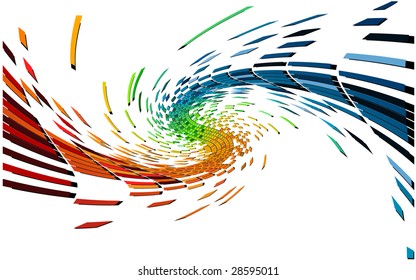 various colors and shapes pixel