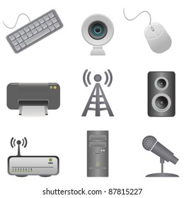 Various computer peripherals and accessories