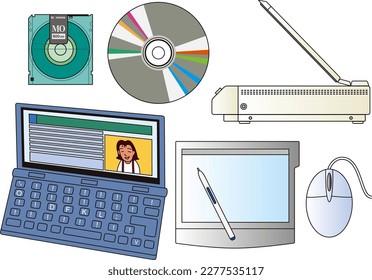 Various computer peripherals that are convenient for efficient work