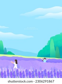 Various cool summer background illustrations