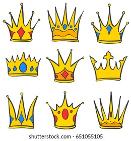 Various crown elegant style set collection