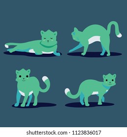 Various Cute Cat Gesture