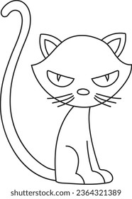 varios lineares vectoriales de gatos bonitos 