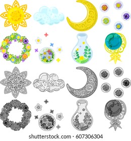 The various cute and pretty icons