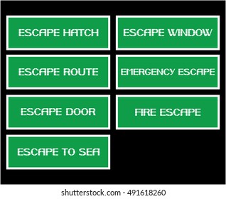 Various dangerous situations.
A set of recommendation of posters on safety and action in this regard.