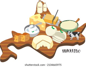 Various delicious dairy products from Hokkaido