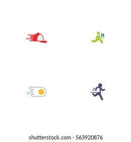 Various Delivery Service Logo Vector Element Set