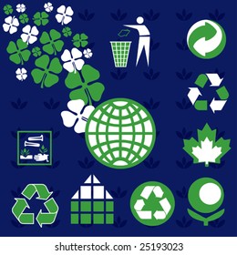 Various design elements: Ecology