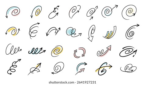 Various Directional Arrows and Cursors for Graphic Elements and Signage