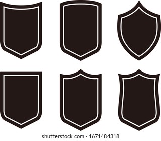 Various emblems vector illustration set