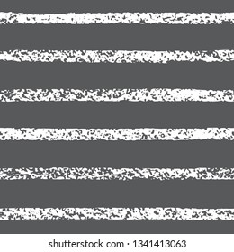 Various endless textured chalk, pastel drawn stripes background. Seamless repeat vector striped black and white pattern. Parallel hand drawn artistic rough wide bars, streaks, lines chalkboard texture