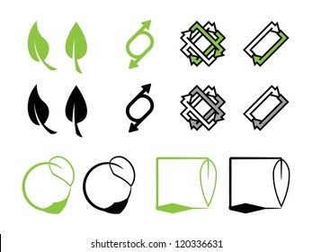 Various Environmental Icons.