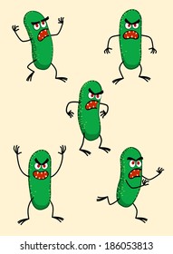 various expressions of bad germ