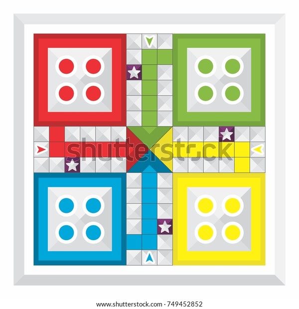 Various family game board,
ludo.